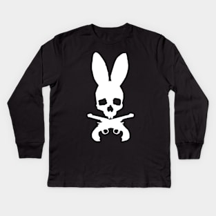 Bunny Roger Kids Long Sleeve T-Shirt